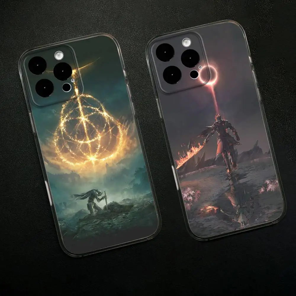 

Game D-Dark Souls Phone Case For iPhone 16,15,14,13,12,11 Plus,Pro,Max,XR,XS,X,7,8 SE,Mini Transparent Silicone Soft