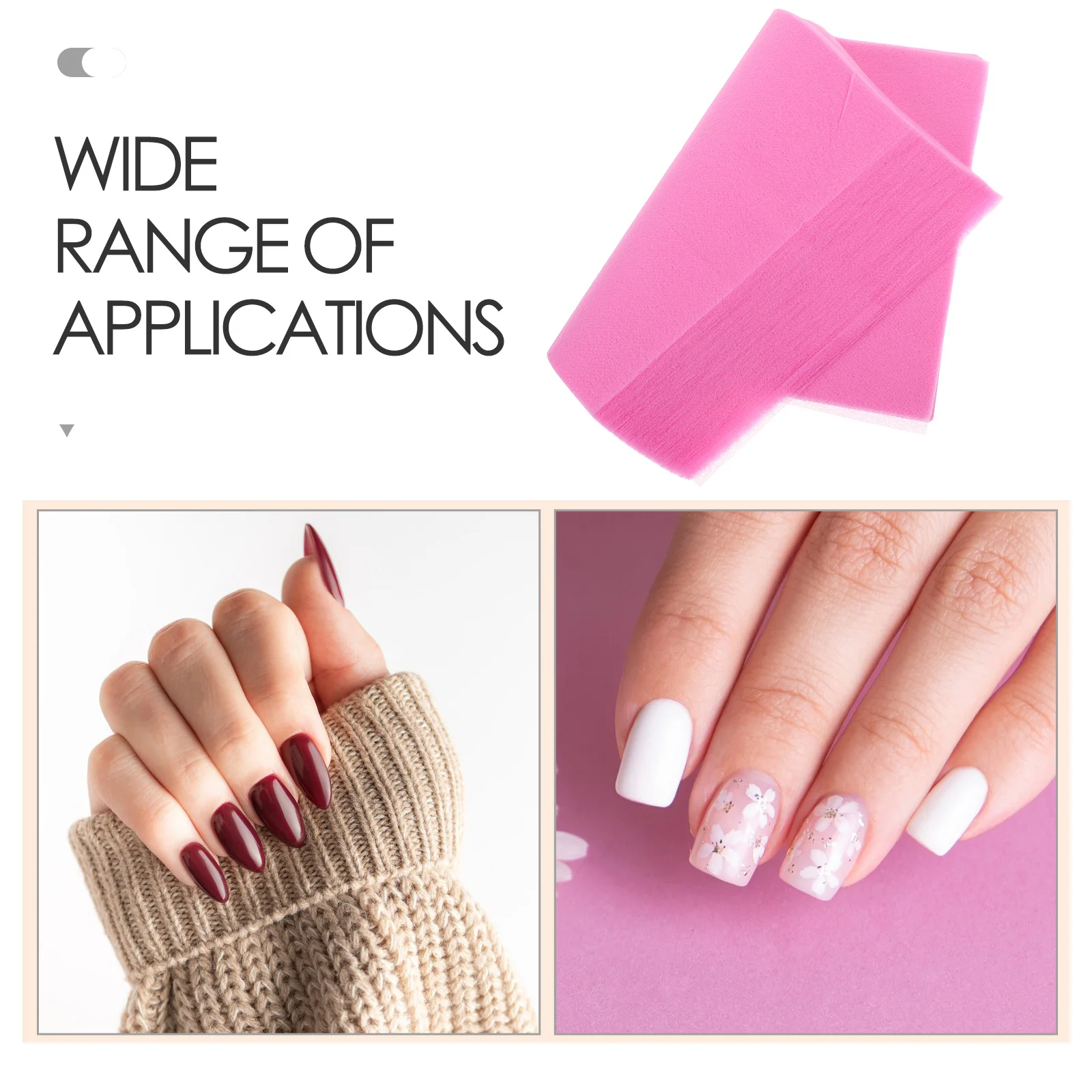 200개 비직조 네일 진공 필터 종이, 쉽게 자를 수 있는 세련된 디자인, 먼지 없는 네일 케어 환경용 먼지 수집기 커버