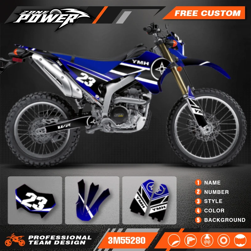 

Наборы наклеек с графикой мотоцикла Powerzone для Yamaha WR250R WR250 2008-2020 12