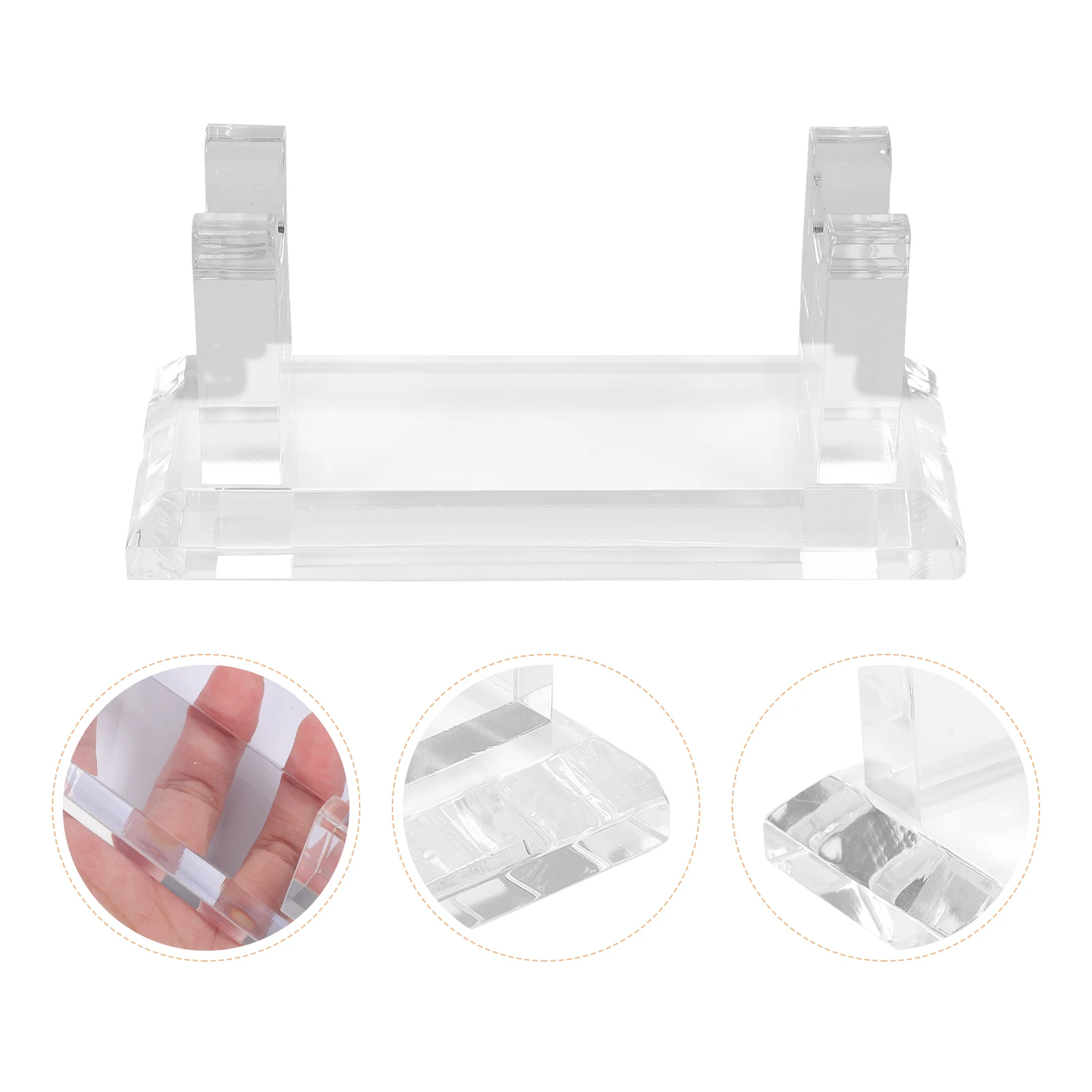 Acryl Stift Display Ständer Horizontale Rack für Lagerung Brunnen Stifte Halter Schreibtisch Zubehör Organizer Stift Ständer