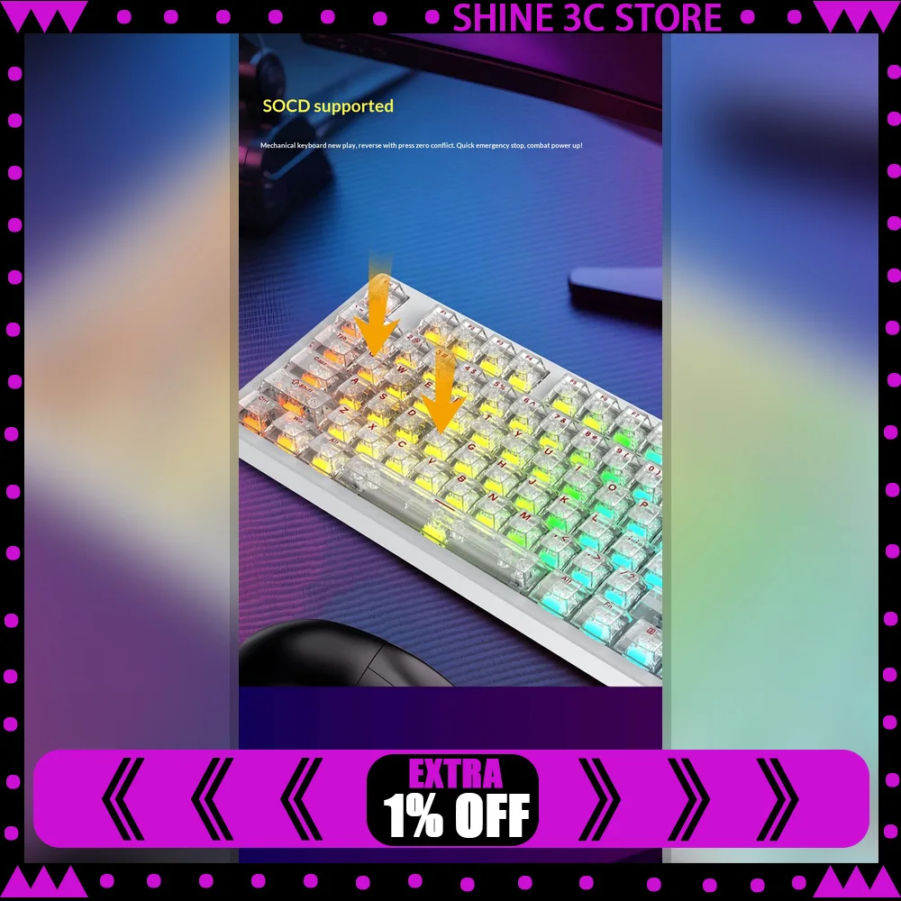 IROK FE87 V2 IMC Magnetic Switch Gaming Keyboard 87-Key 8K Polling 0.125ms RGB Wired