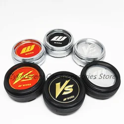 4pcs 60mm 56mm VS W Work Car Center Caps Wheel Hubcaps Rims Protective Hubcaps Cover Emblem Badge Auto Styling Accessories