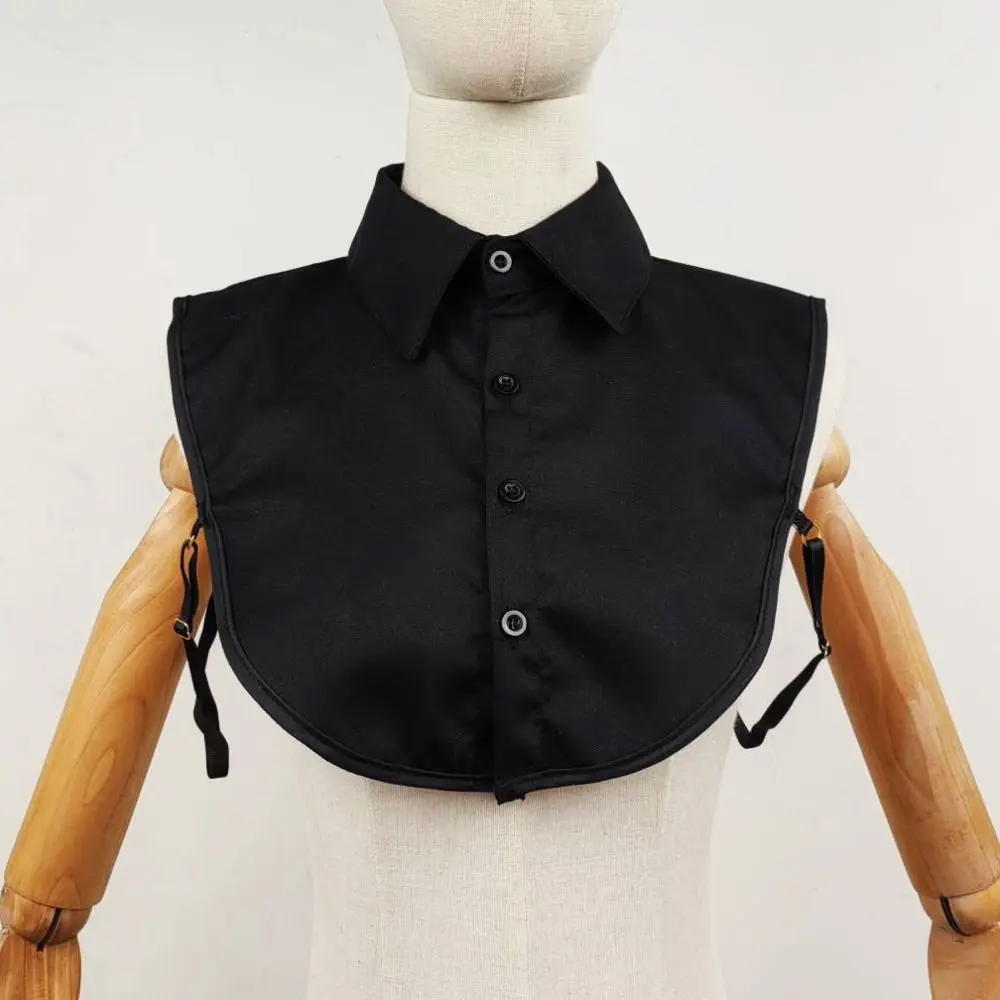 Simple Detachable Fake Collar White Sharp Collar Lapel Half Shirt Korean Style Black Adjustable Neckline Female