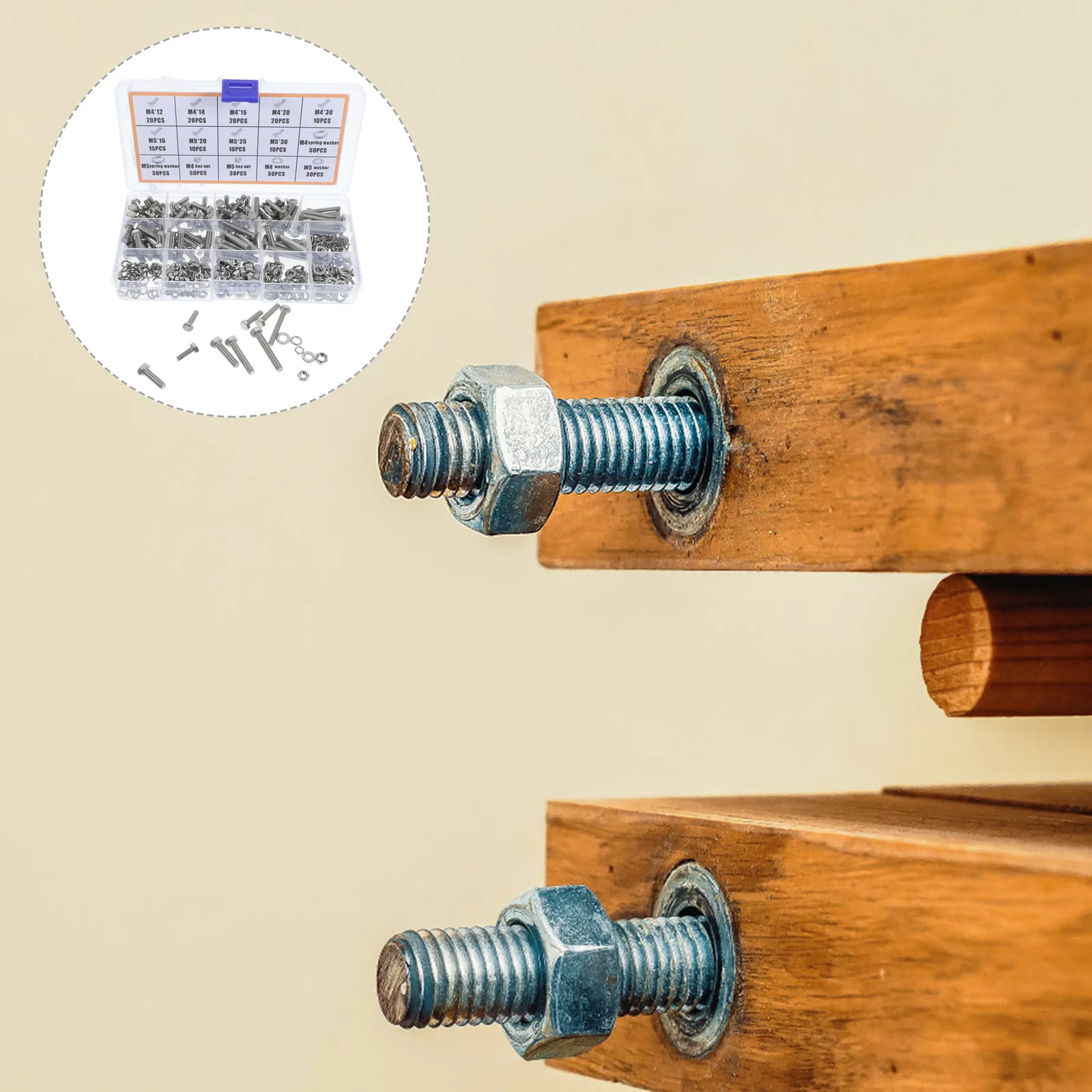 

375 шт., болты, шайбы, гайки, набор метрических винтов из нержавеющей стали, набор для машин, мебели, инструменты для ремонта автомобиля