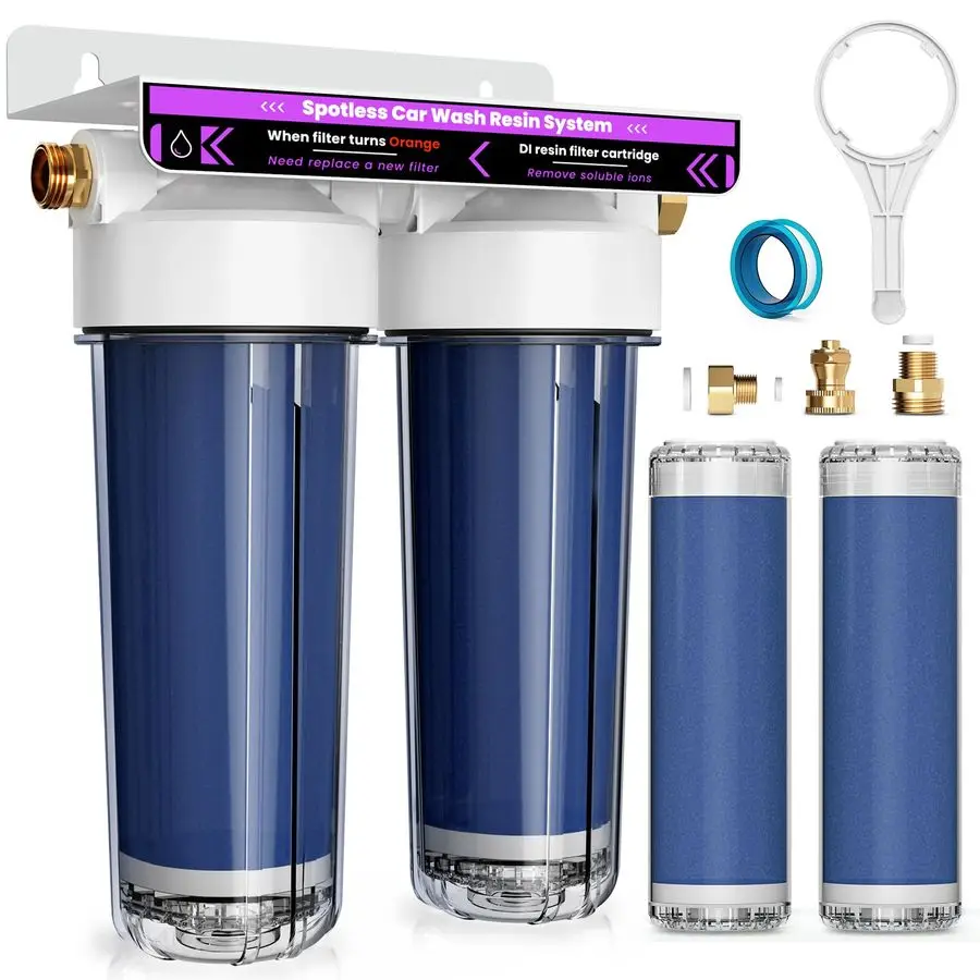 

Spot Free Car Rinse Unit, Spotless Car Wash Water System,Deionized Water System for Car Wash, Suitable for Cars, RVs, Motorcycle