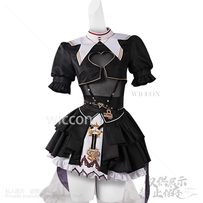 Houshou marinho cosplay anime hollive vtuber youtuber traje peruca rosa sexy freira vestido lolita halloween natal menina personalizado