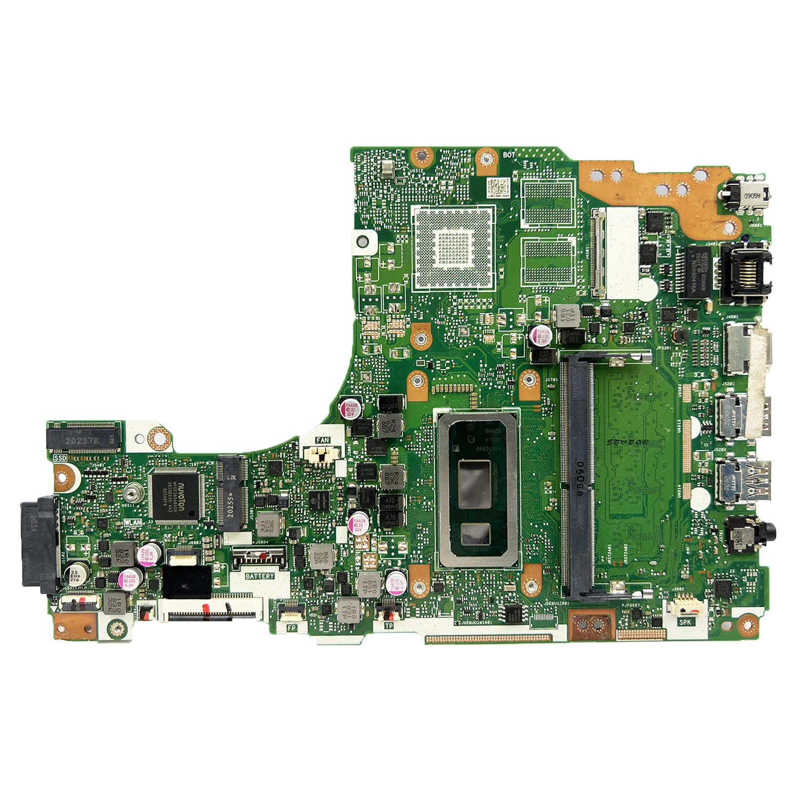 X545F Notebook Mainboard For ASUS Vivobook 15 X545FA X545FJ X545FA X545FB Laptop Motherboard with i3 i5 i7 10th CPU 4GB