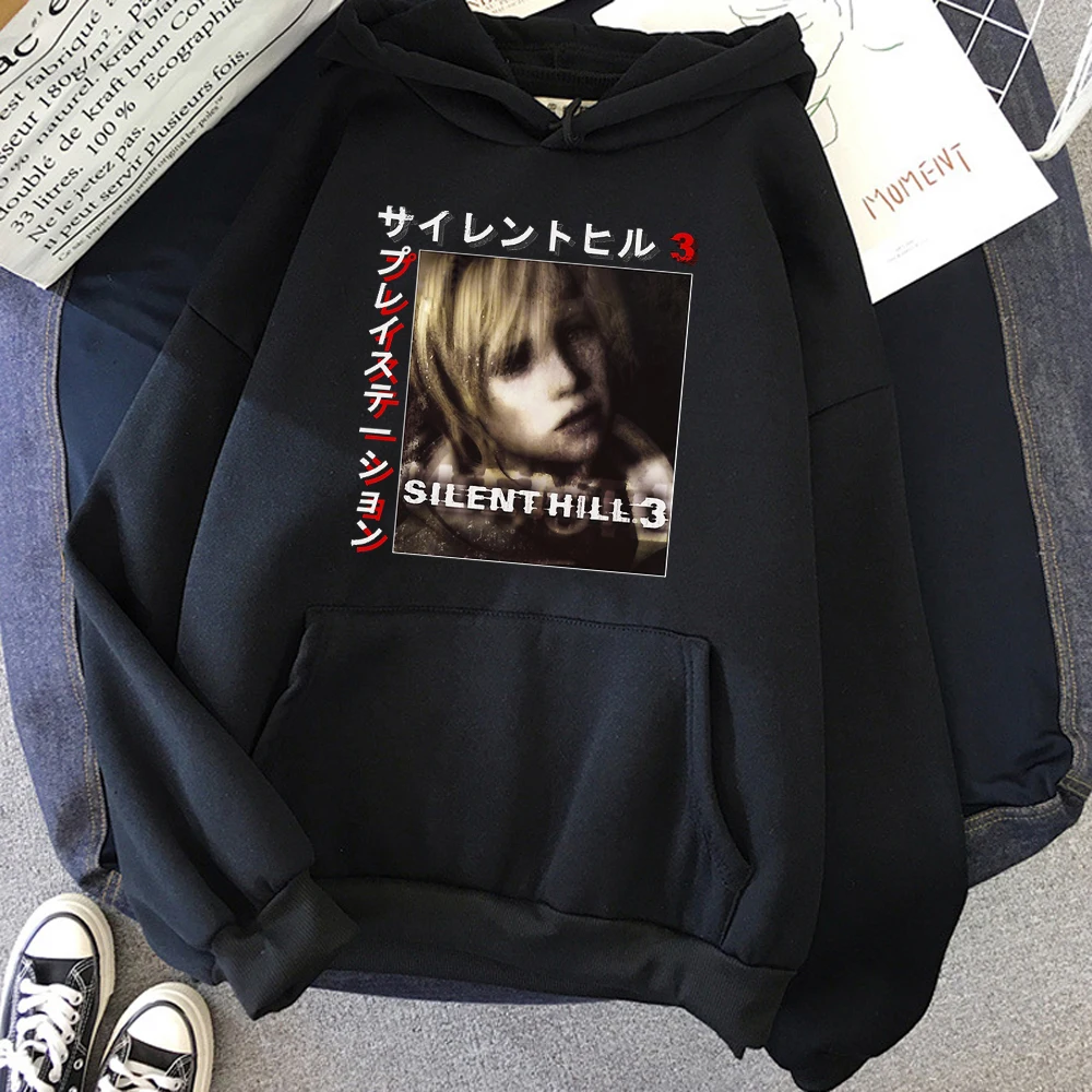 Silent Hill hoodies women sweat y2k Korean style y2k aesthetic sweatshirts women Fleece pulls