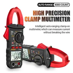 ANENG ST180 Digital Clamp Meter Multimeter 4000 Counts Uto AC/DC Current Ammeter Voltage Tester Car Amp Hz NCV Ohm Voltage Meter