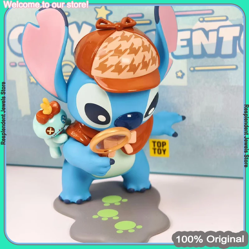 

Оригинальная слепая коробка Disney Stitch City Adventure Kawaii Mystery Surprise 626, милая кукла, украшение из ПВХ, подарок, декор для рабочего стола, рождественский подарок