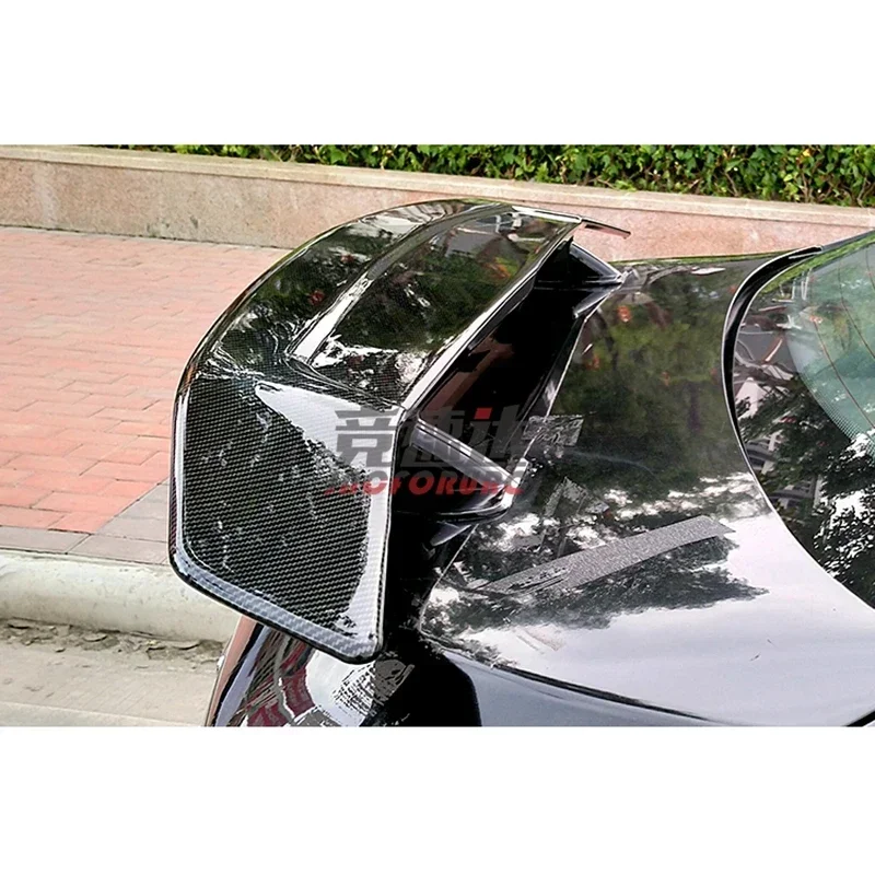 General Purpose Car Styling ABS Material and Surface Carbon Fiber Rear Spoiler for Jaguar XE XF Universal Car Spoiler