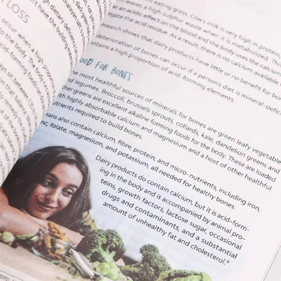 2025 Venda quente Mantém os 9 pilares de fonmação para guia de saúde Livro Um manual de remédios naturais em inglês Brochura