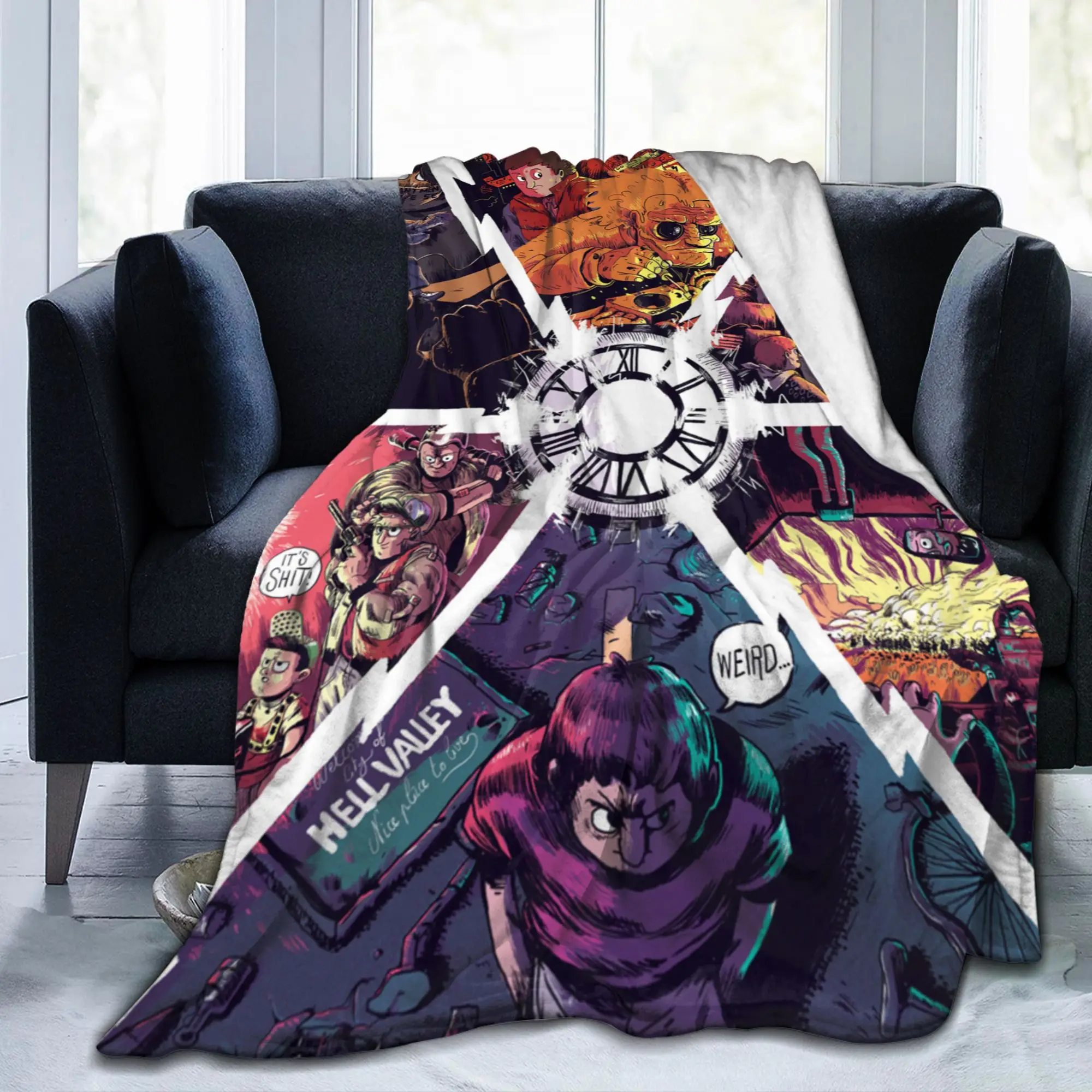 

Флисовое одеяло Backto-the-Futures, одеяла из фильма для кровати, супермягкое одеяло на открытом воздухе