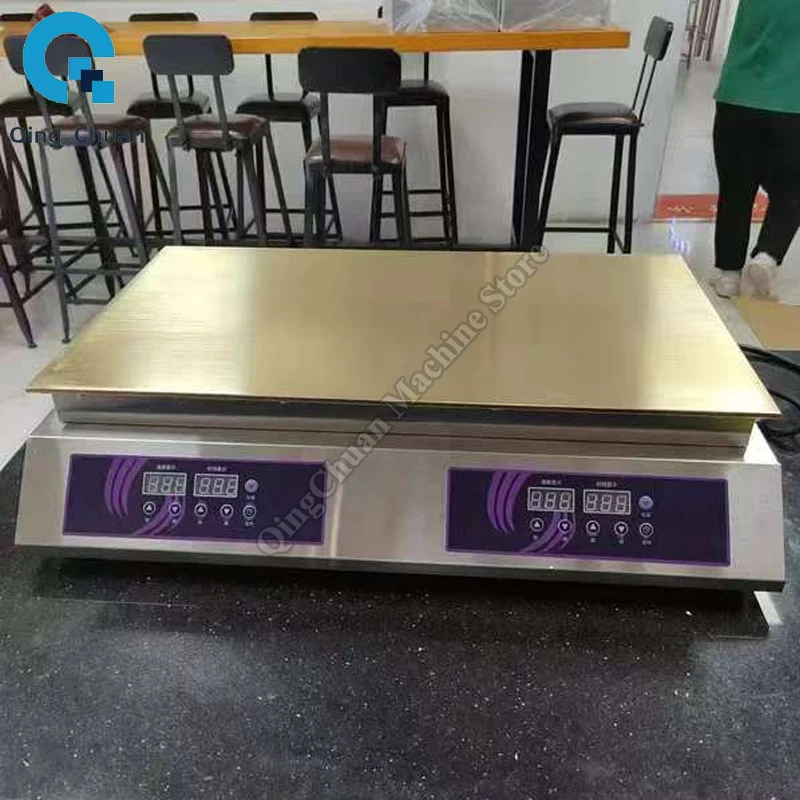 Souffle Machine Double Headed Pure Copper Thickened Grilling Plate Numerical Control Constant Temperature Souffle Machine