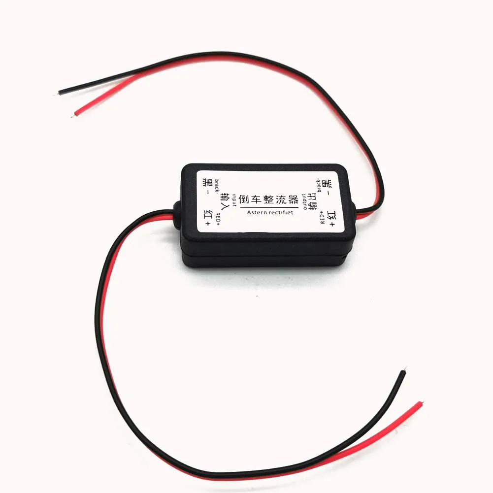 12V Anti-interference DC Power Relay Capacitor Filter Connector Auto Car Camera Filter Car Auto Reverse Rear View Camera Tool