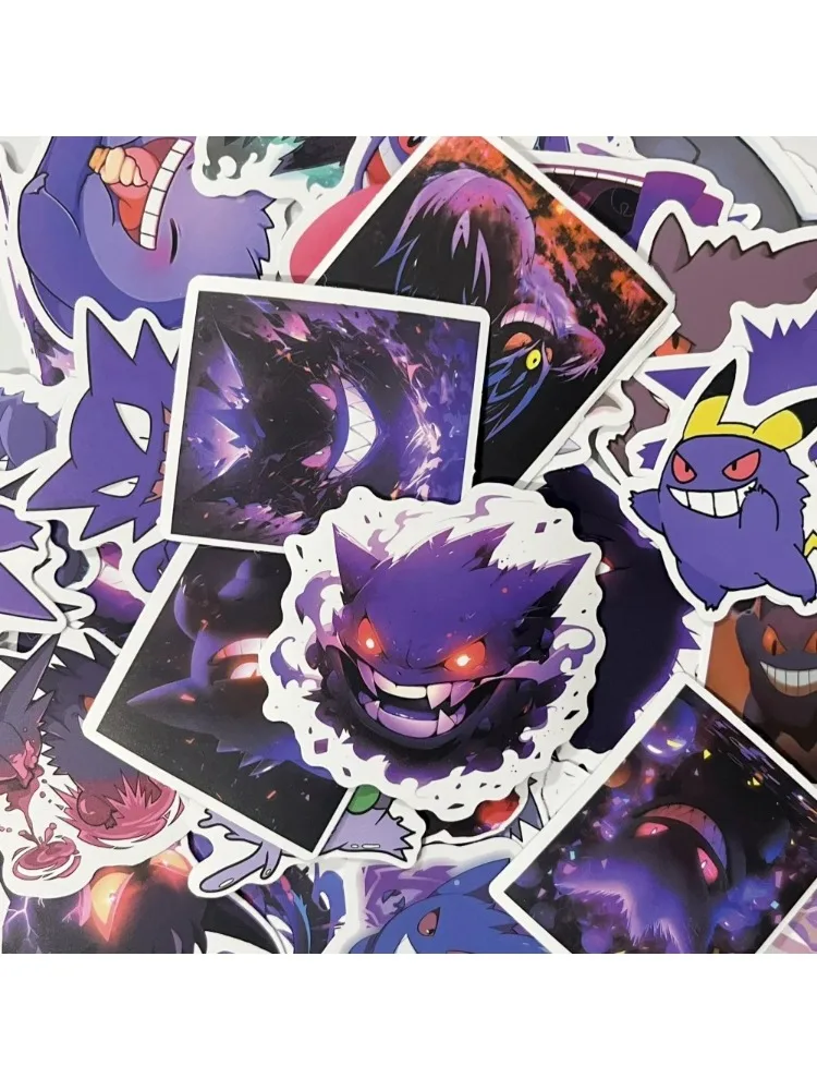 AliExpress Bandai 50PCS Cool Gengar Cartoon Stickers Popularity Anime  Decals Funny Graffiti  DIY Laptop Guitar Bike Kids Gift