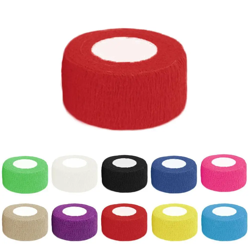 1 Roll Sport Self-Adherent Tape Elastoplast Adhesive Wrap Cohesive Bandages First Aid Tape Pet Tape 2.5cm*4.5m