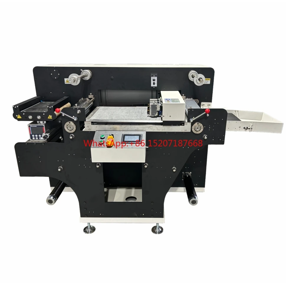 VR320F roll to pieces label die cutting machine digital sticker label die cutter rotary label cutter machine