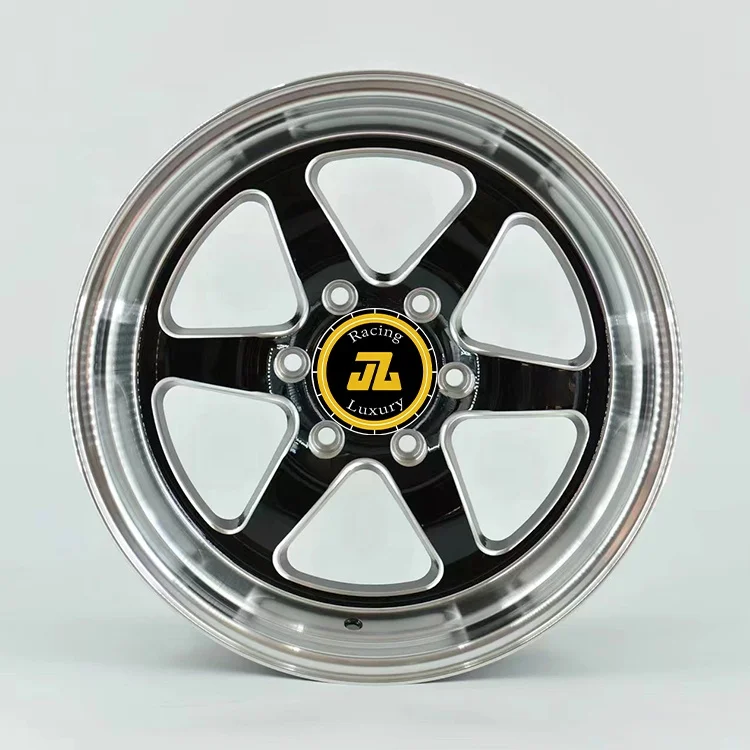 JZ Black Deep Lip Racing Forged Wheels Big J Values 6X139.7 for FJ Overbearing Toura Y60 Y61 86