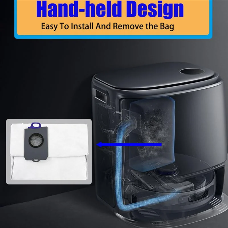 Paquete de A94E-10 bolsas de vacío compatibles con Narwal Freo Z Ultra, bolsa de polvo de repuesto especializada para Narwal Freo Z Ultra