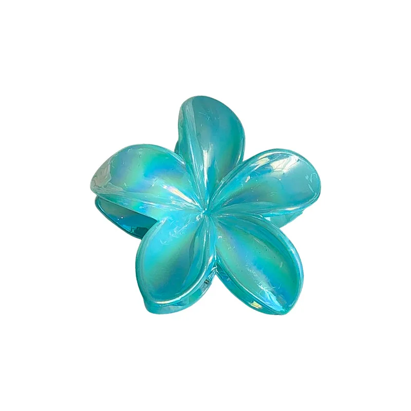 1/6 шт., цветные акриловые цветы допамина, когти для волос для женщин, простые пригородные заколки в виде акулы, милые аксессуары для волос для девочек