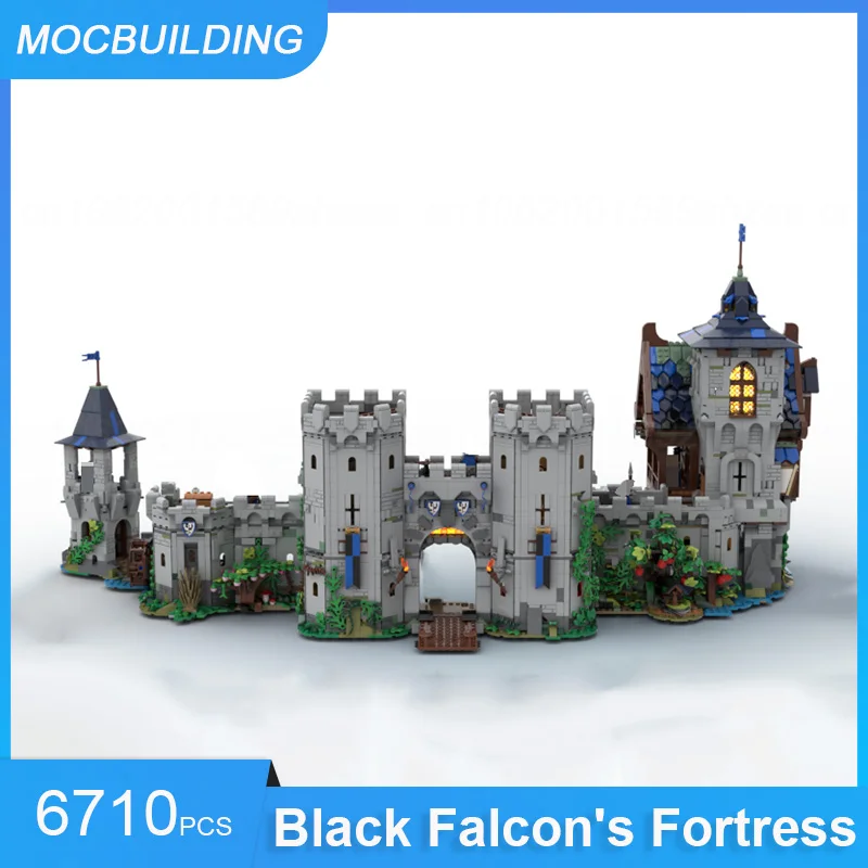 

MOC Building Blocks Fortress Classic Castle Model DIY Assemble Bricks Educational Display Collection Xmas Toys Gifts 6710PCS