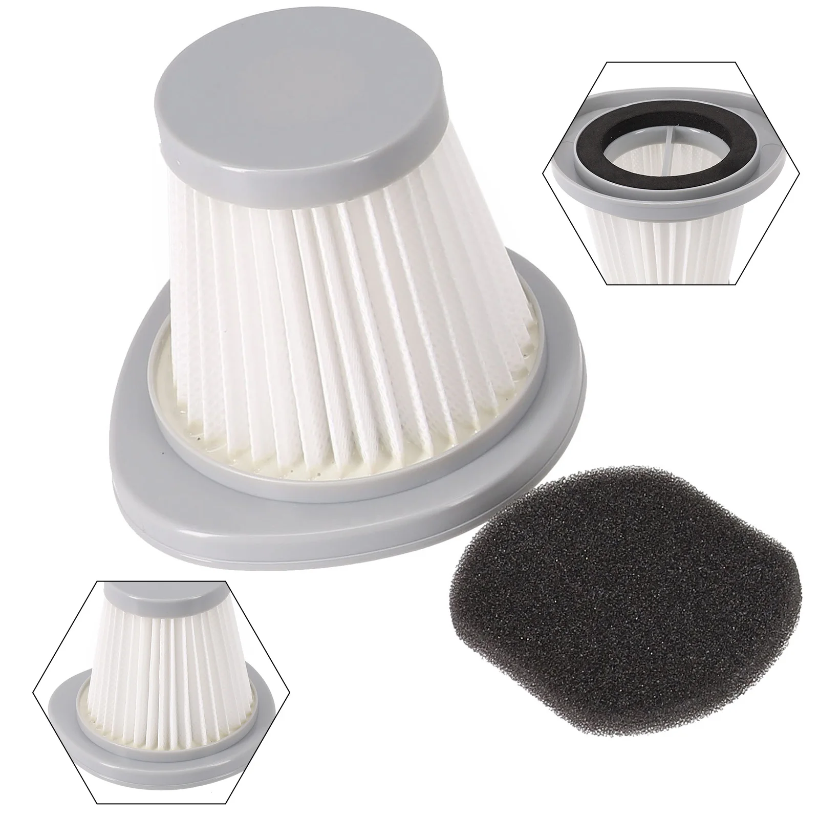 2pcs For Xiaomi Filters Filter Sponge For Xiaomi For-Deerma DX118C DX128C Household Vacuum Cleaner Accessories