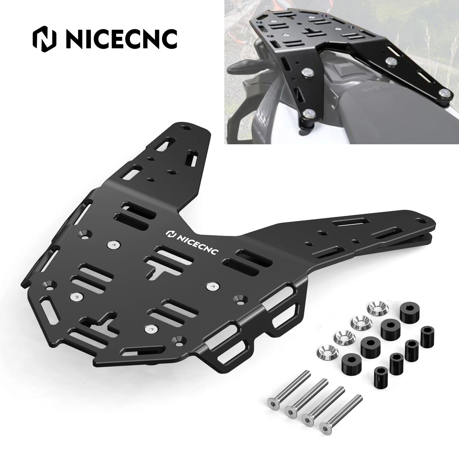 

For GasGas ES700 SM700 Rear Saddlebag Carrier Strapping Bracket Luggage Rack for KTM 690 Enduro R 2019 2020 2021 2022 2023