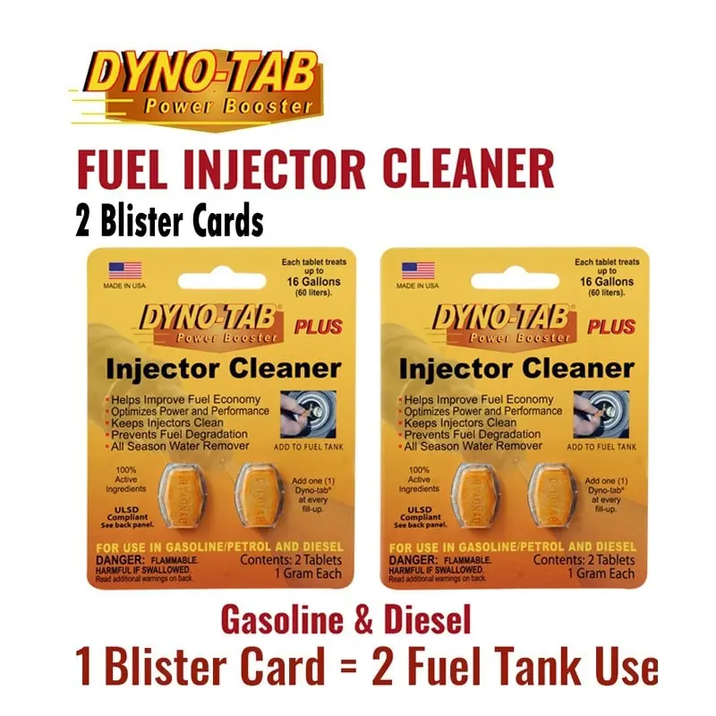 Dyno tab fuel injector cleaner Petrol of the Gasoline and Diesel fuel treatment economy Save carbon cleaner (2 Blister Cards)