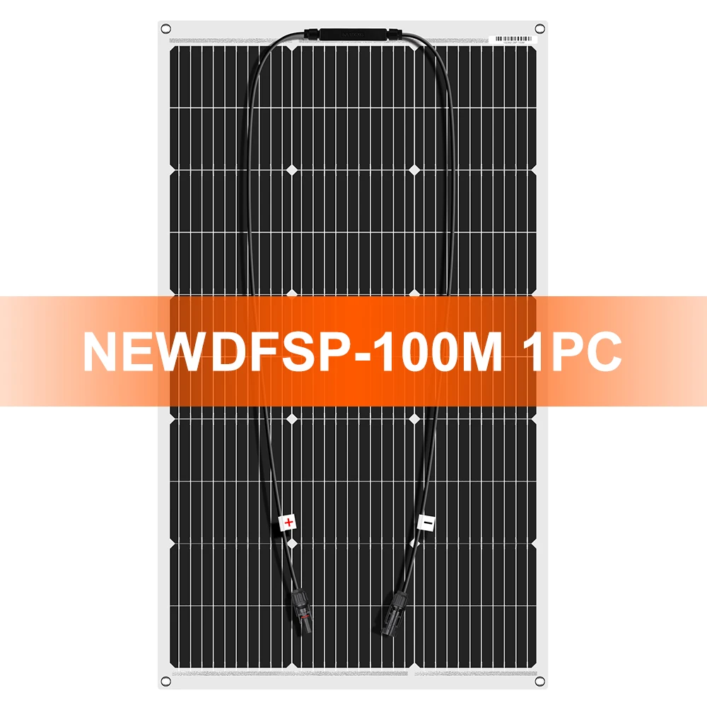 DOKIO 100W 200W 400W flexibel zonnepaneel monokristallijn silicium gemaakt in China 18V zonnepaneel geschikt voor campercamping