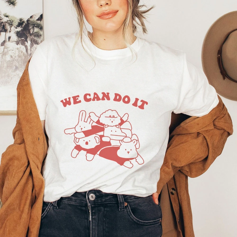 We Can Do It T-Shirt Mindful Reminder Motivational Tshirt Self Love Shirts Girlfriend Tee Inspirational Positive Top Tee