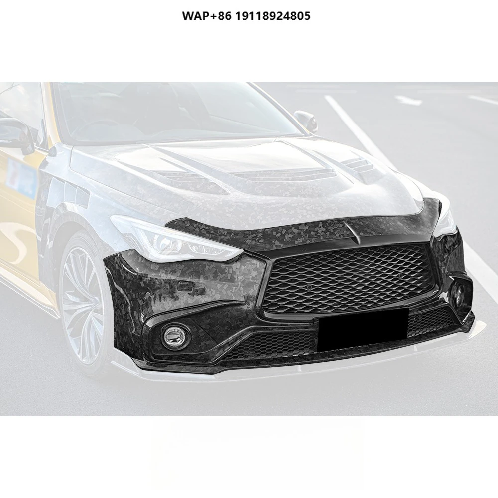 

Drifton Style Carbon Fiber Front Bumper for Q60 Body Kit