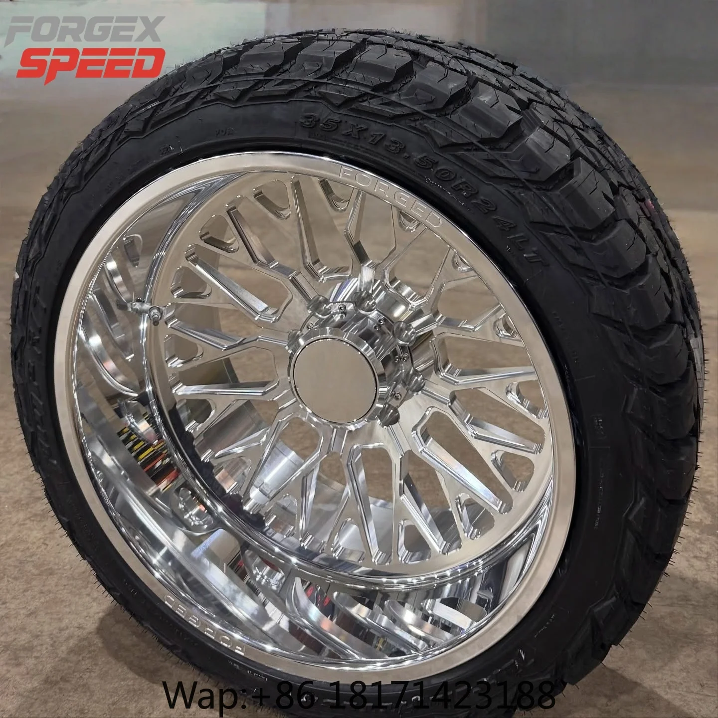 【Hot】FORGEX 22x12 24x14 26x16 28x16 30 Inch Deep Dish Forged 4x4 Offroad 8x170 8x180 8x6.5 6x5.5 Polished Truck Wheels for Silve