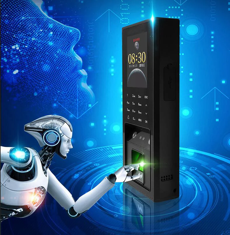 3000 Fingerprint access attendance  300 facial recognition integrated machine card unlocking password access control system