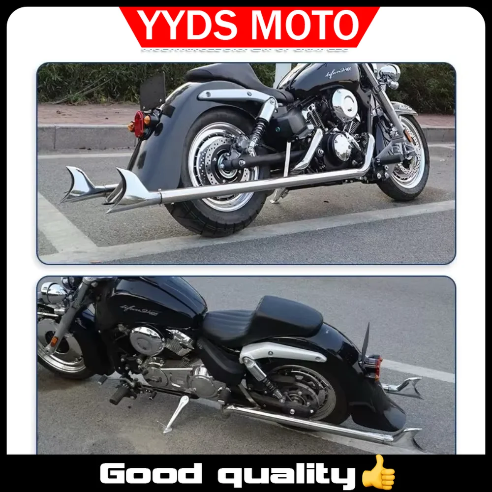

【Good quality】For Jonway V400 fishtail exhaust pipe American-style modification parts