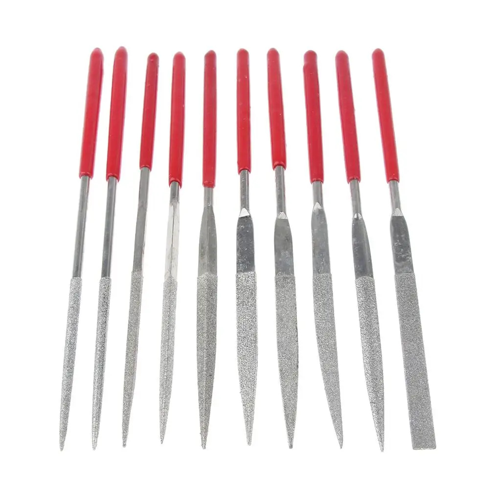 

10 Diamond Needle Files Set Cross Section Needle Tool Woodworking Tool Hand Tool