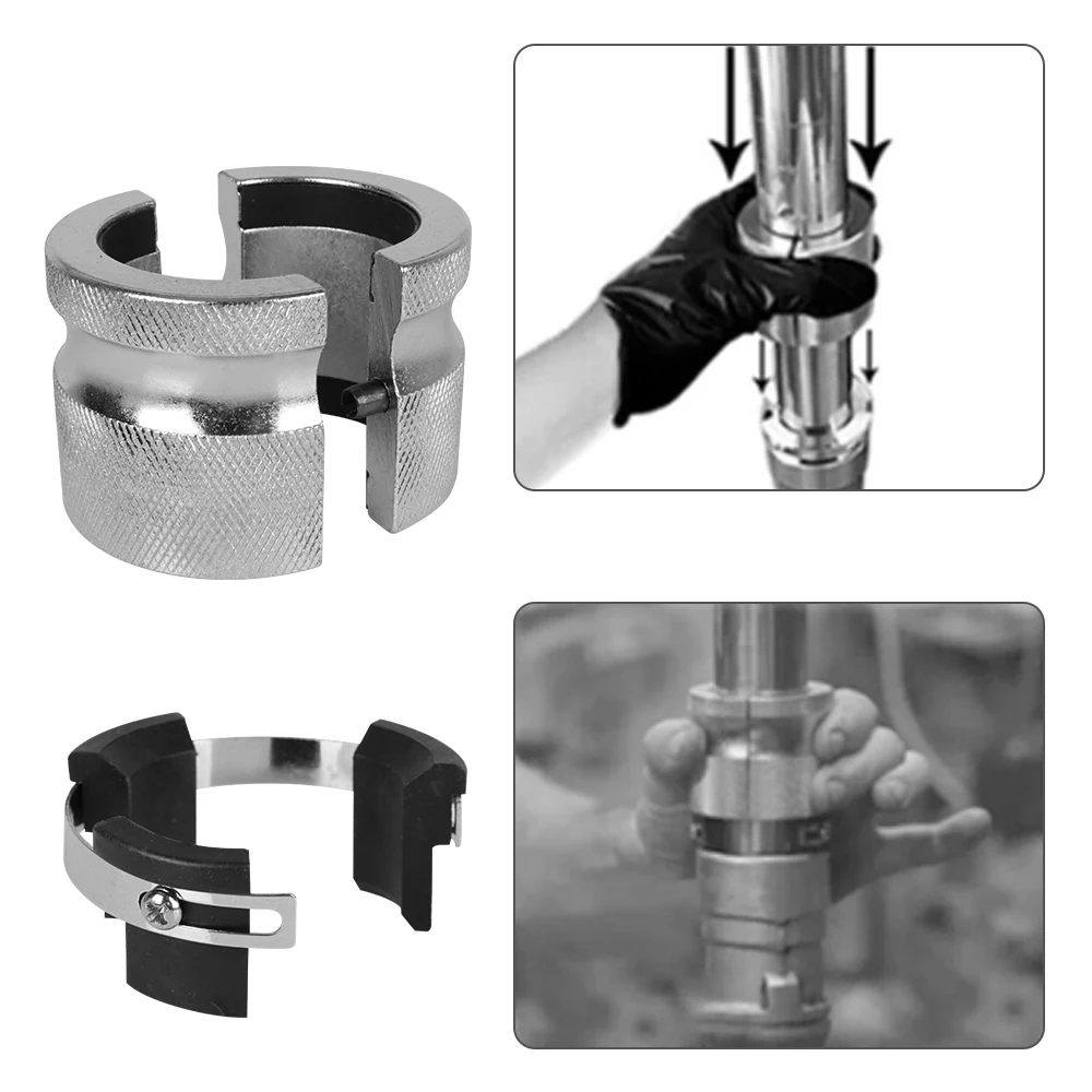 

Уплотнитель вилки мотоцикла 30-45 мм, регулируемые Уплотнители из углеродистой стали, инструмент для установки, работает на обычные перевернутые вилки