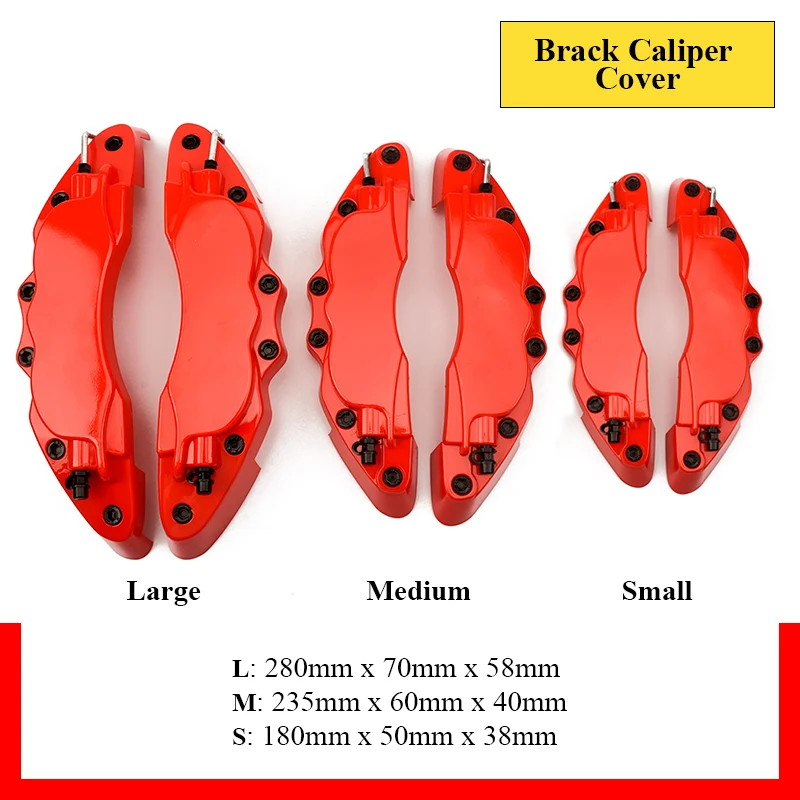 

2Pcs/4Pcs 3D Car Brake Caliper Cover Brake Disc Decoration Case Sticker For MINI Morris Haval Trumpchi Geely Haval Accessories