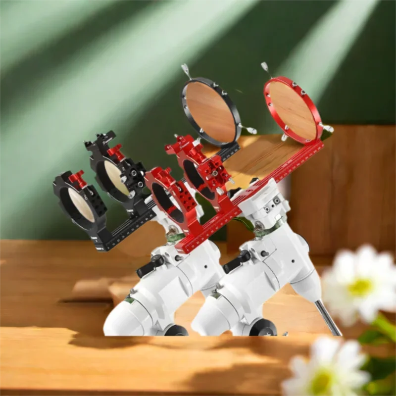 

Angeleyes ASI Cryogenic Camera Double Clamp Deep Space Photography Set 78mm Inner Diameter Astronomical Camera Bracket Included