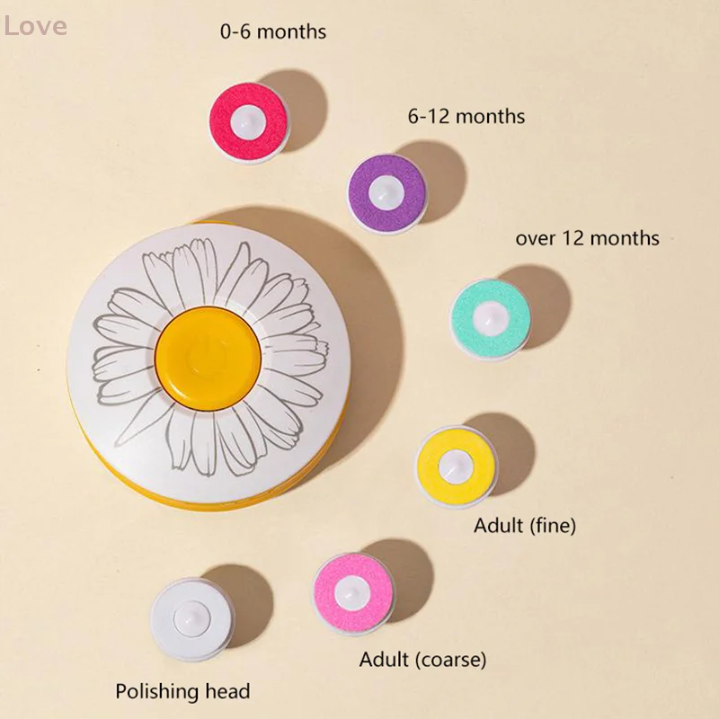 [L&P] 6 قطع من ملفات الأظافر الملمع البديل لرؤوس التشذيب الكهربائية وسادات الملفات لمنصات تشذيب الأطفال البلاستيكية