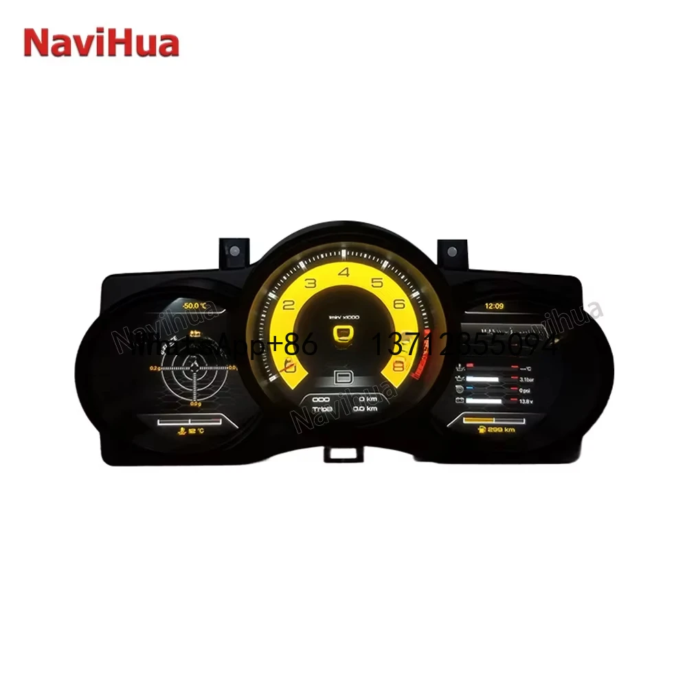 Virtual Cockpit for Porsche Macan 2014 2018 718 2016 2019 Auto Gauge LCD Dashboard Speedometer Car  Multimedia Player