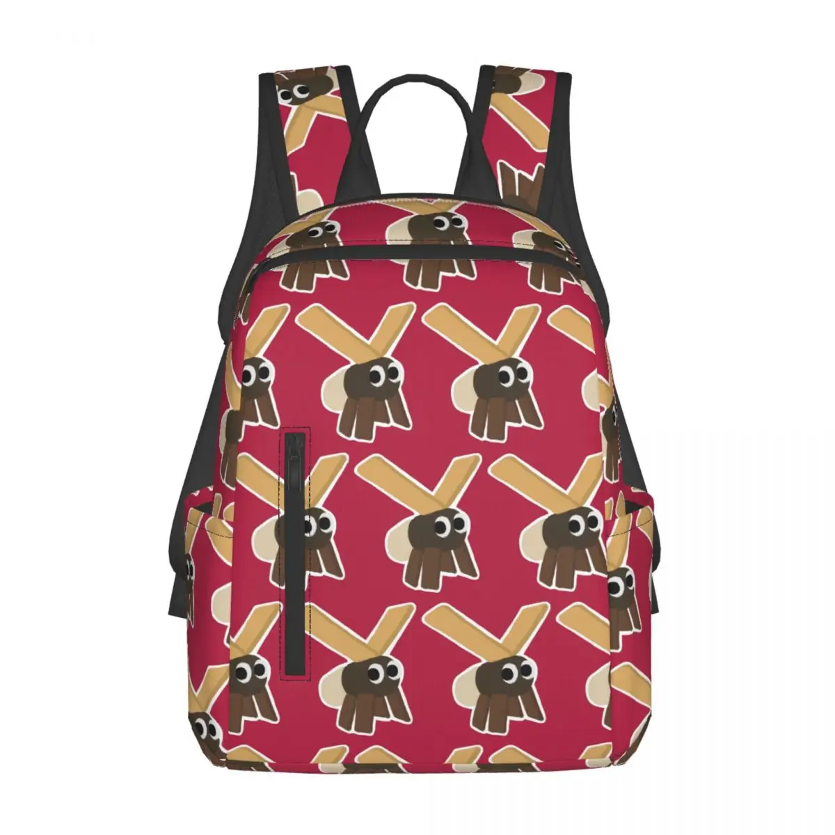 

Charmallow Woods Bugsnax Characters Backpack Daypack Large Capacity Kids BookBag School Bag Shoulder Bags for Men Women