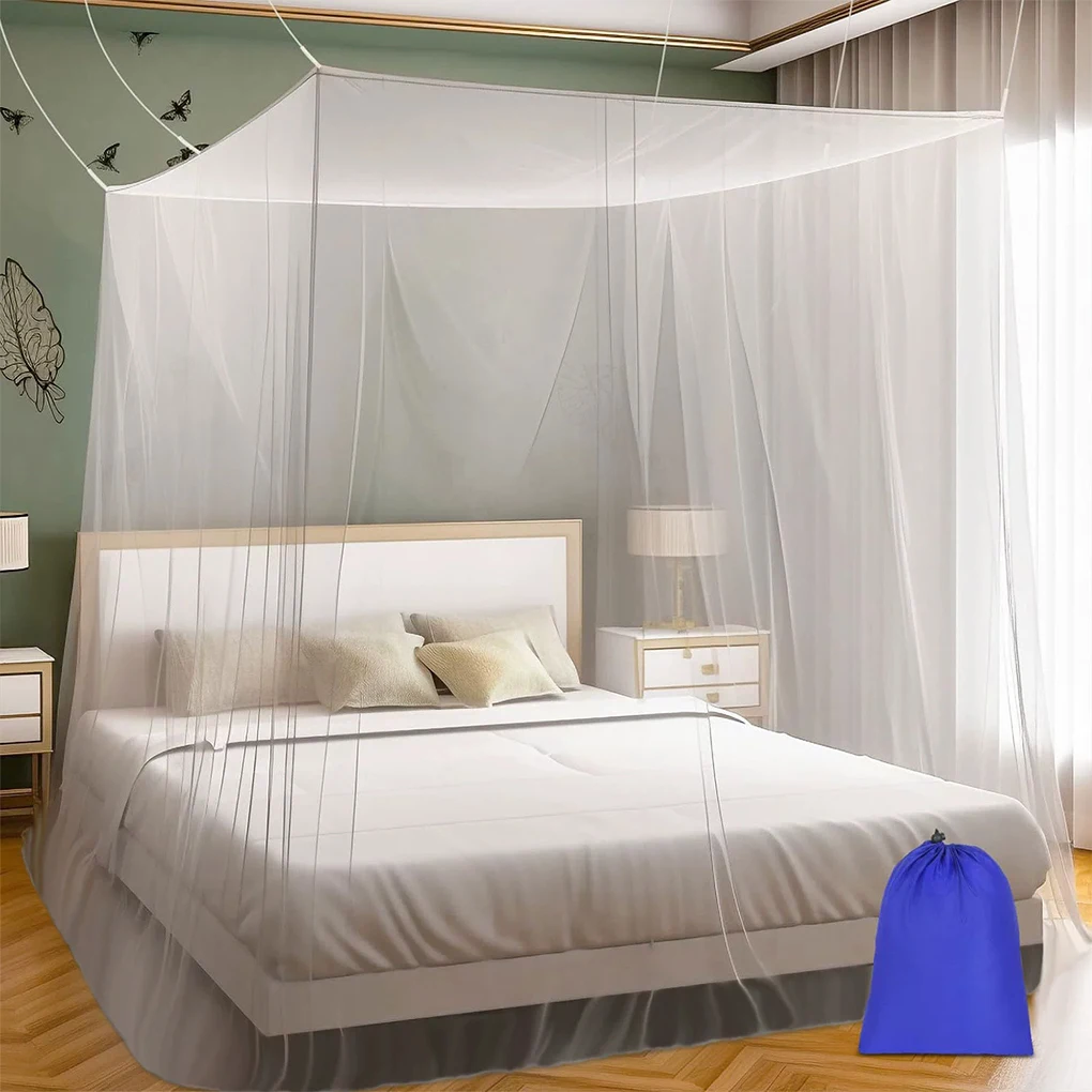 

Portable And Easy To Install Single Opening Encrypted Mosquito Net, Bedroom Mosquito Cover - Perfect For Bedrooms, Dormitories ﻿