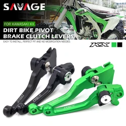 Pivot Brake Clutch Lever For KAWASAKI KX250 KX125 KX450F KX250F Motorcycle Hand Control Lever Dirt Bike Handles KX 125 250 450 F