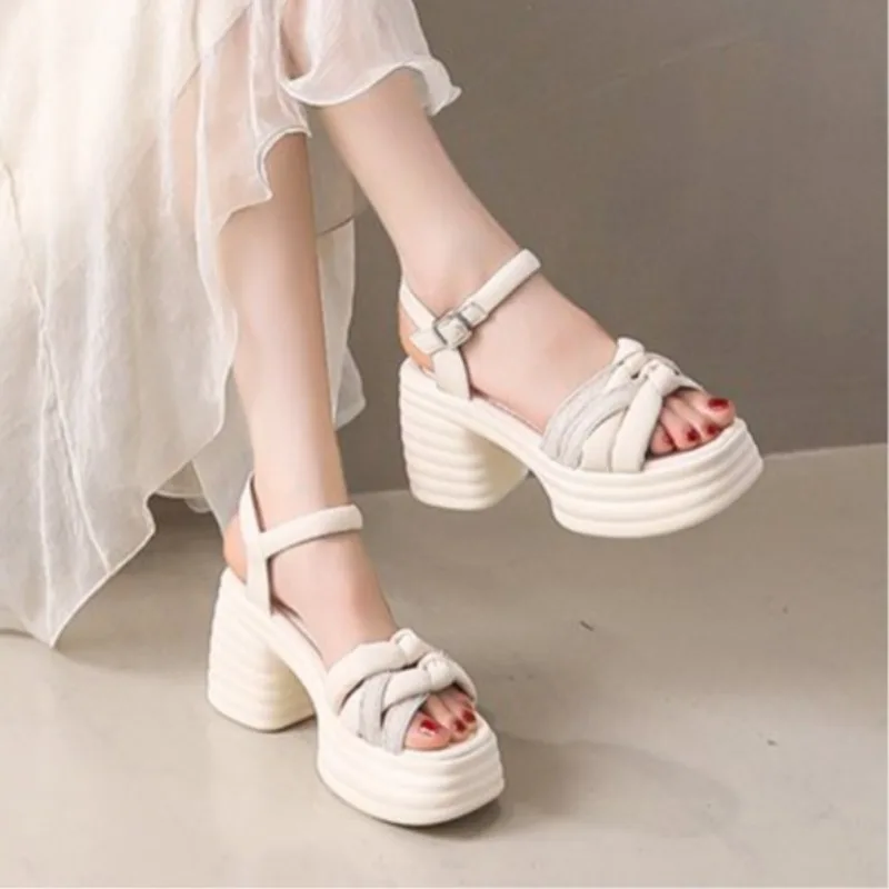 

Roman Style Fashion Flat Platform Women's Shoes Sandals Summer High Heels Casual Women's Sandals Shoes for Women Сандали Женские