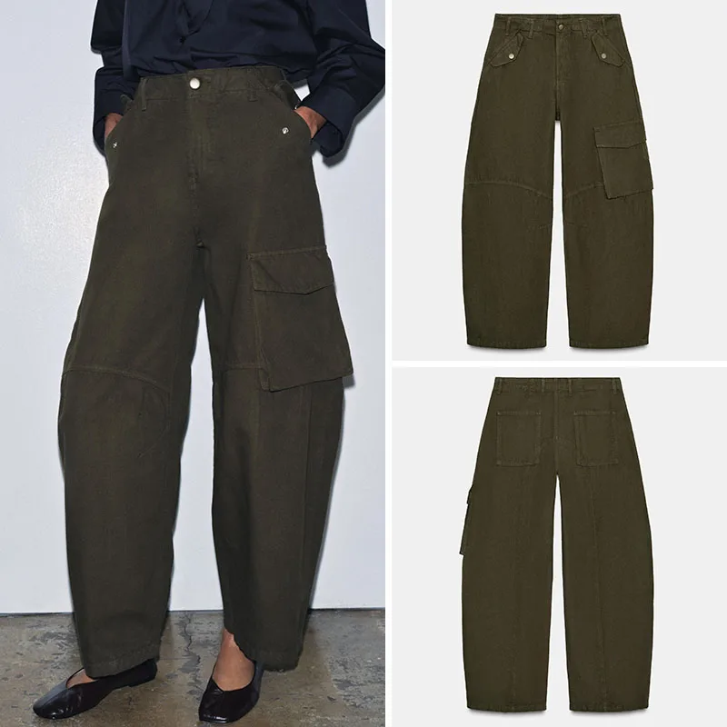 

New Winter Women's Workwear Pants Mid-Waist Versatile Simple Sle Faionable 25-35 Years Old Suitable for Stage Performances