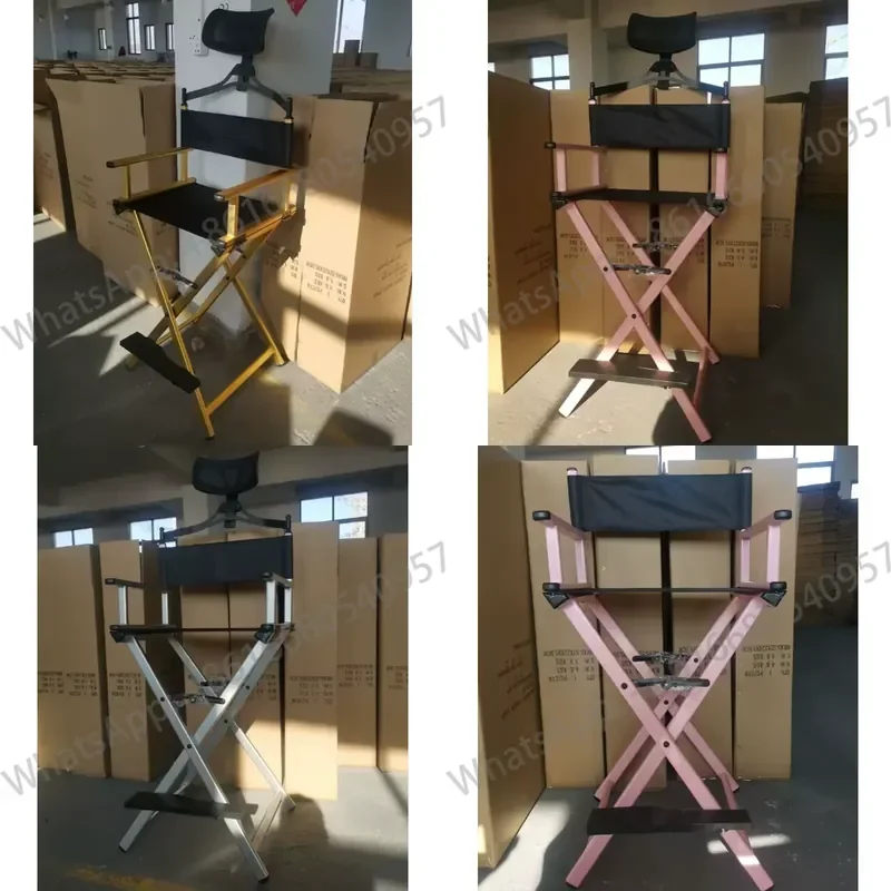 Quality Director Sale Table and Foldable Artist Makeup Make up Chair With Revolving Backrest