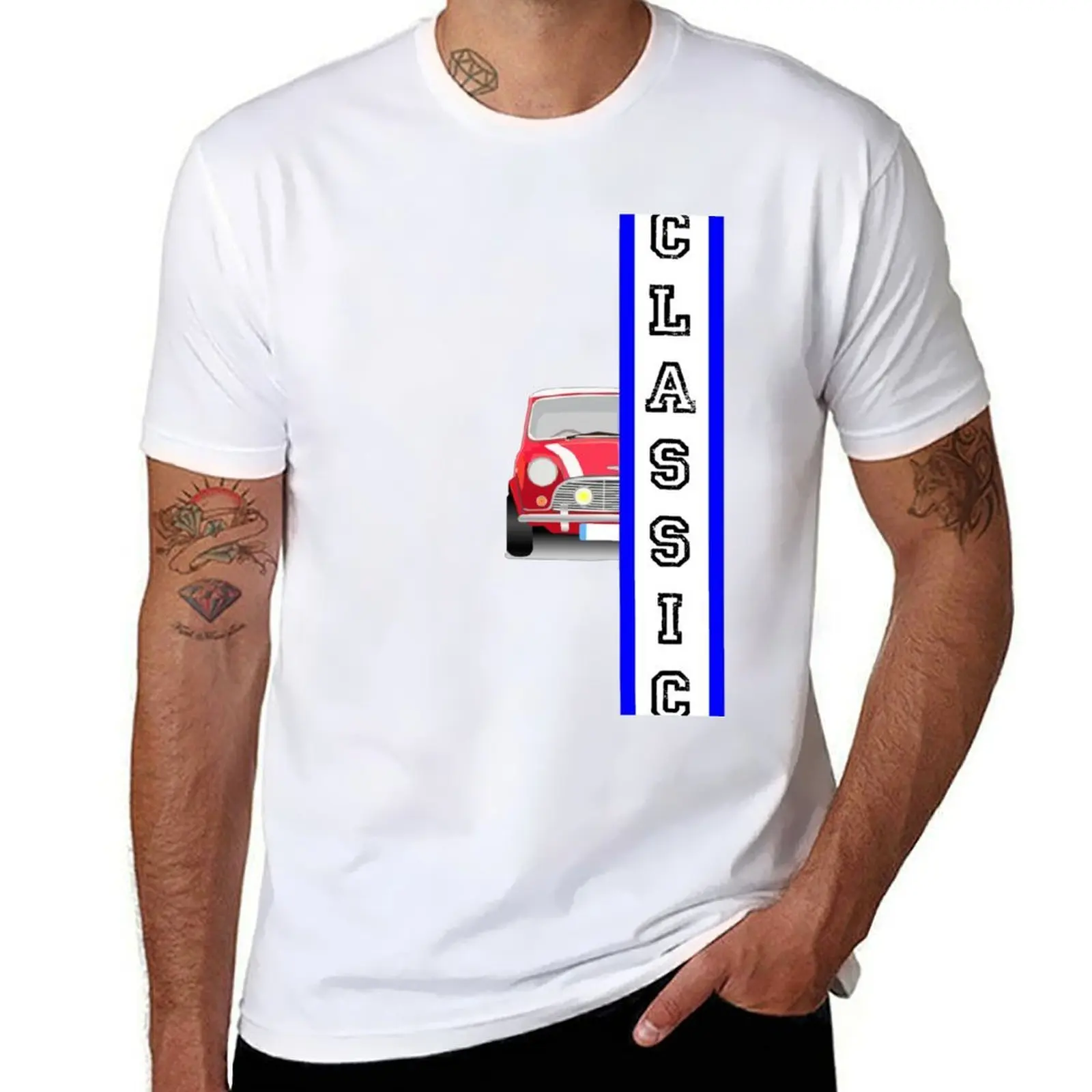 

Classic Mini Cooper T-Shirt man t shirt heavy cotton t shirts for man pack white T-Shirt