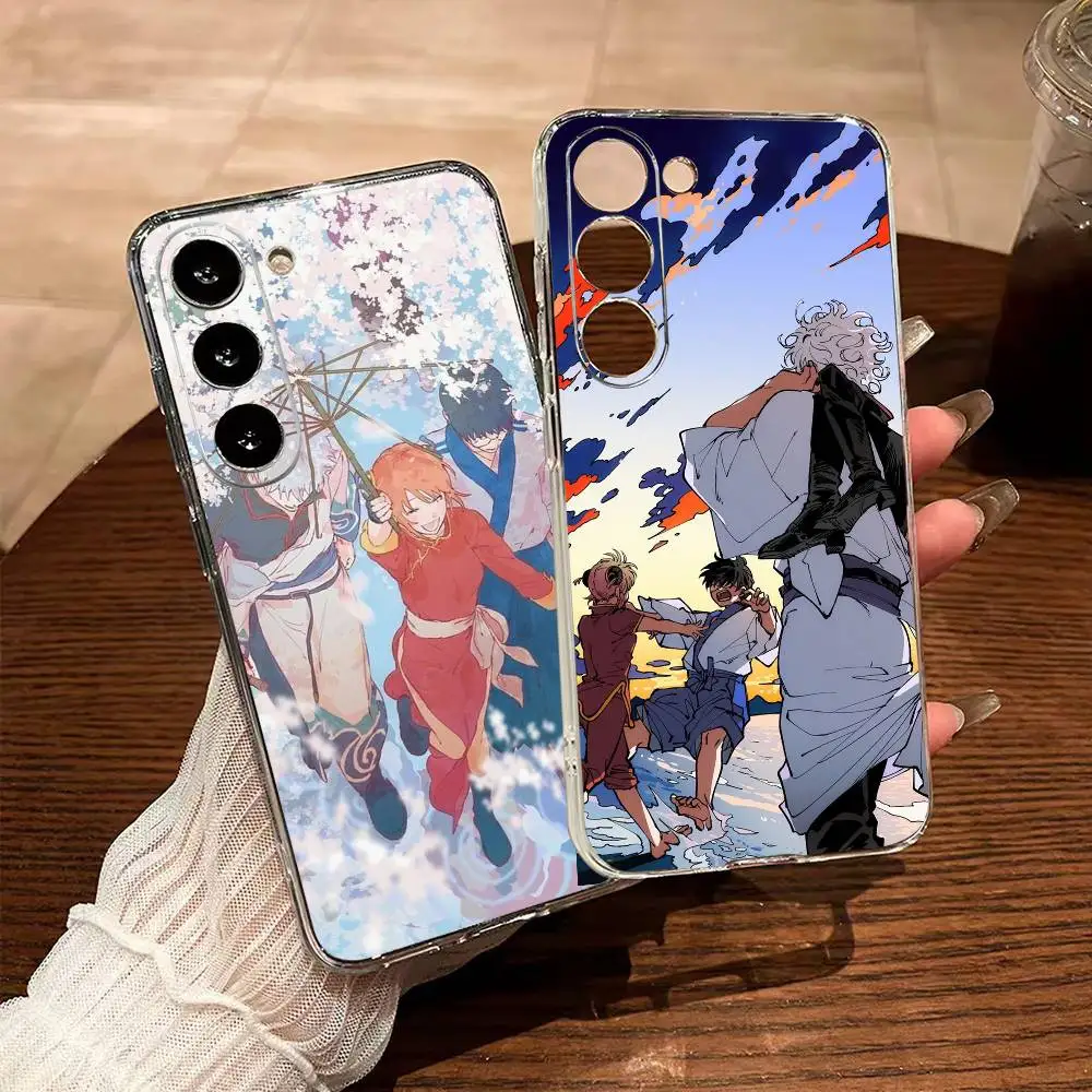 Anime G-Gintama  Transparent Case for Samsung A10 12 20 21S 30 31 40 50 51 52 70 71 Cover