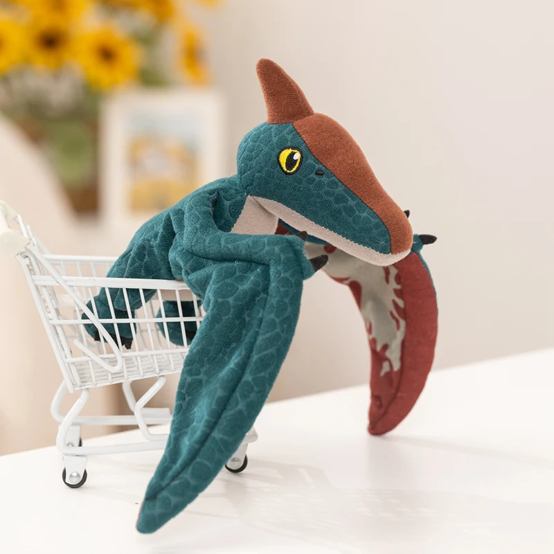 Super coole fliegende Pterosaurier-Plüschtiere, gefüllte 3D-lebensechte Jurassic-Dinosaurier-Puppe, hübscher Desktop-Begleiter, Spielrequisiten – Detail 8